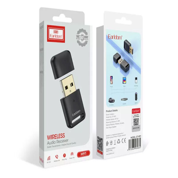 دانگل بلوتوث ارلدام مدل ET-M91 - تصویر 4