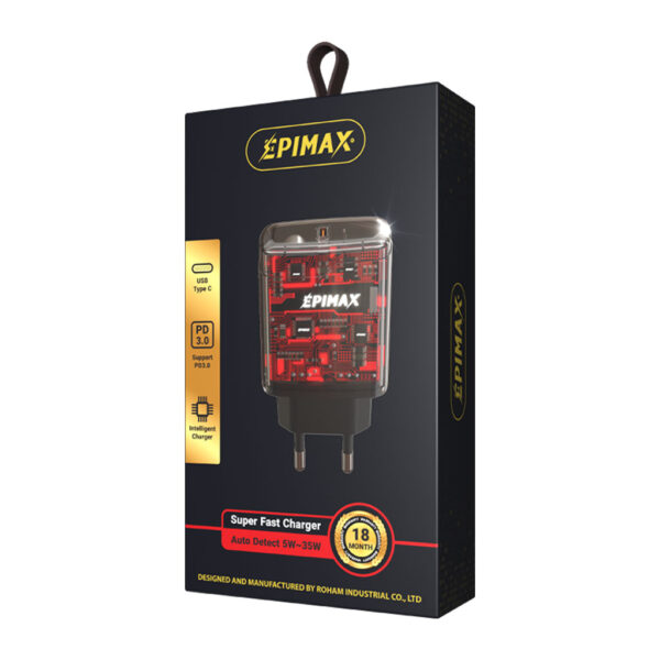 کلگی فست شارژ Epimax EU-80 PD3.0 35W - تصویر 2
